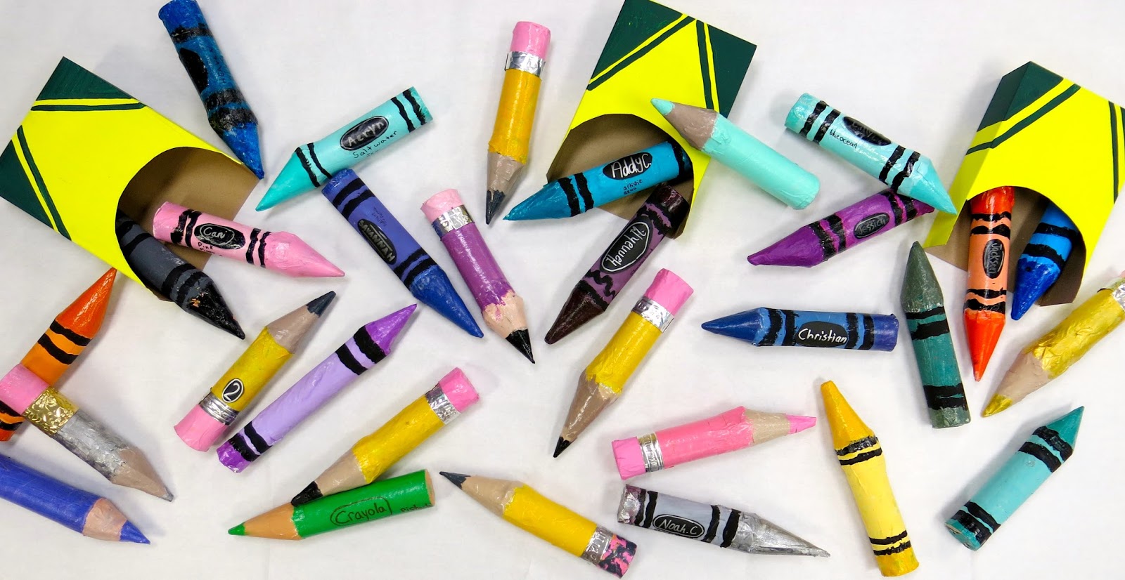 Cassie Stephens In the Art Room Crayon and Pencil Sculptures