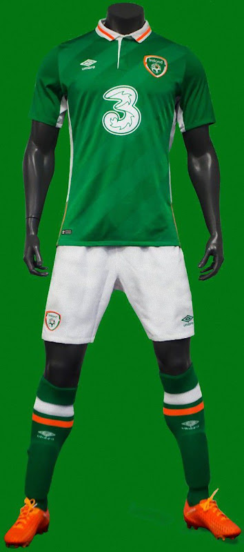 アイルランド代表 EURO2016 ユニフォーム-ホーム