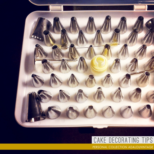 AdaLou {the Blog}: COLLECTIONS : CAKE DECORATING TIPS