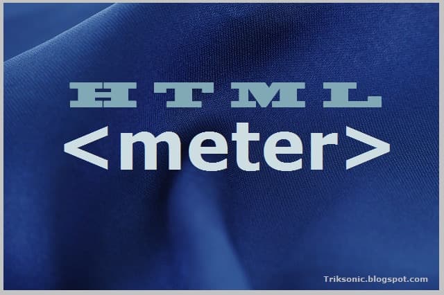 HTML meter