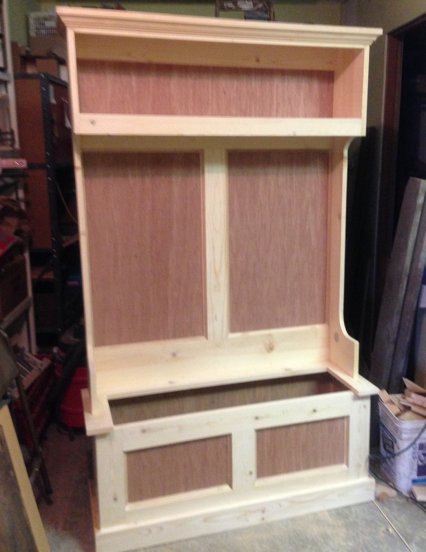 Woodworking Plans Diy Hall Tree Bench Plans PDF Plans