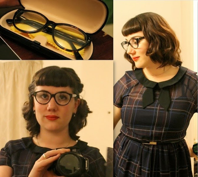 Fancy Dresscapades: My first pair of glasses...