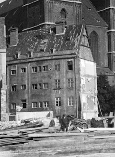 Glasnegativ der Münchener Frauenkirche um 1910 - Detail