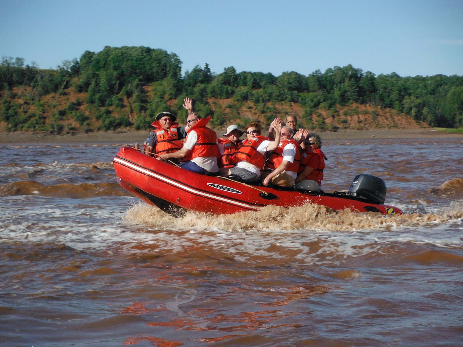 Canada Summer 2012 Tidal Bore Raft Trip