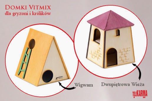 Domki Vitmix dla gryzoni i królików