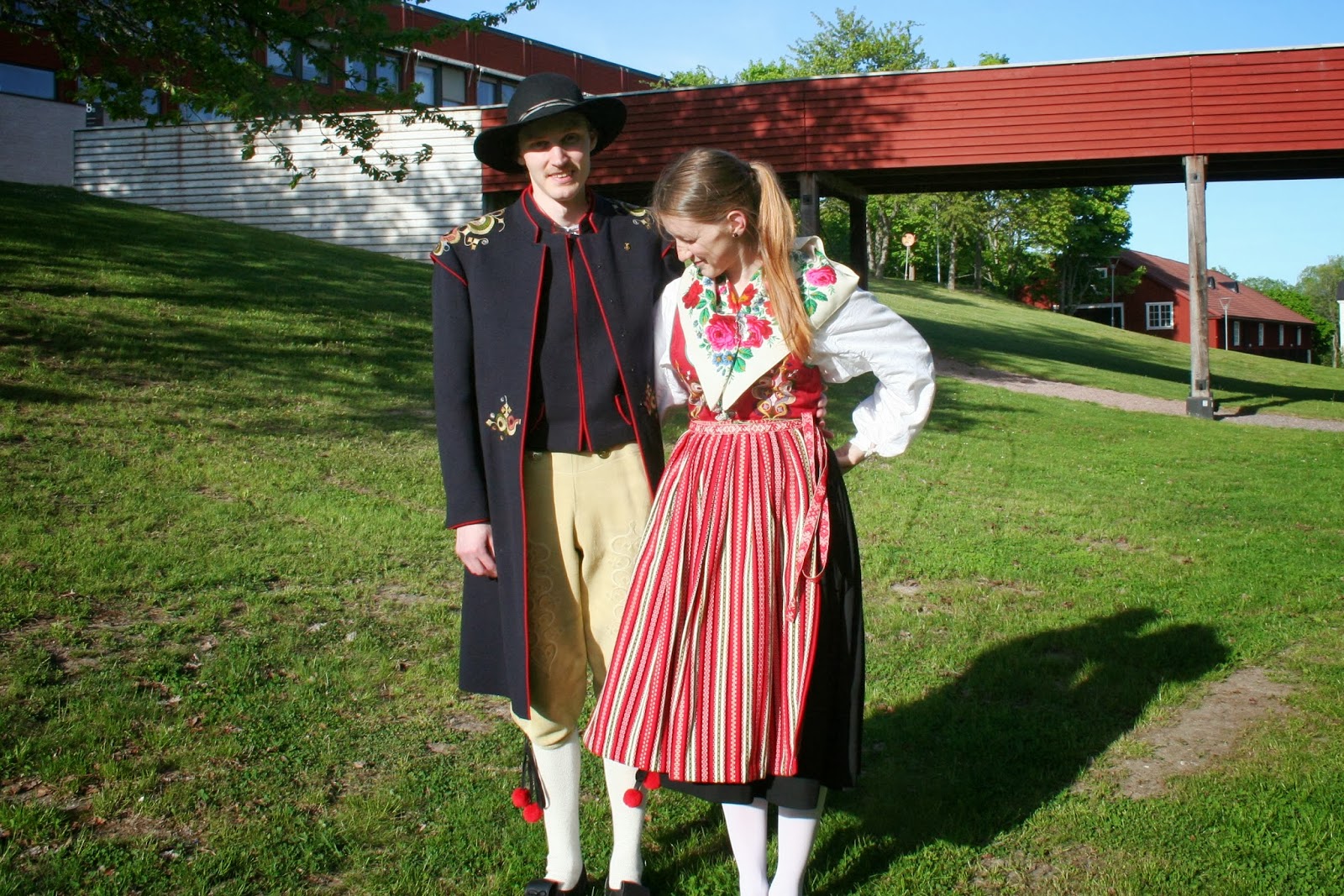 Swedish Folkdräkt Folk Costume From The Leksand Region Europe