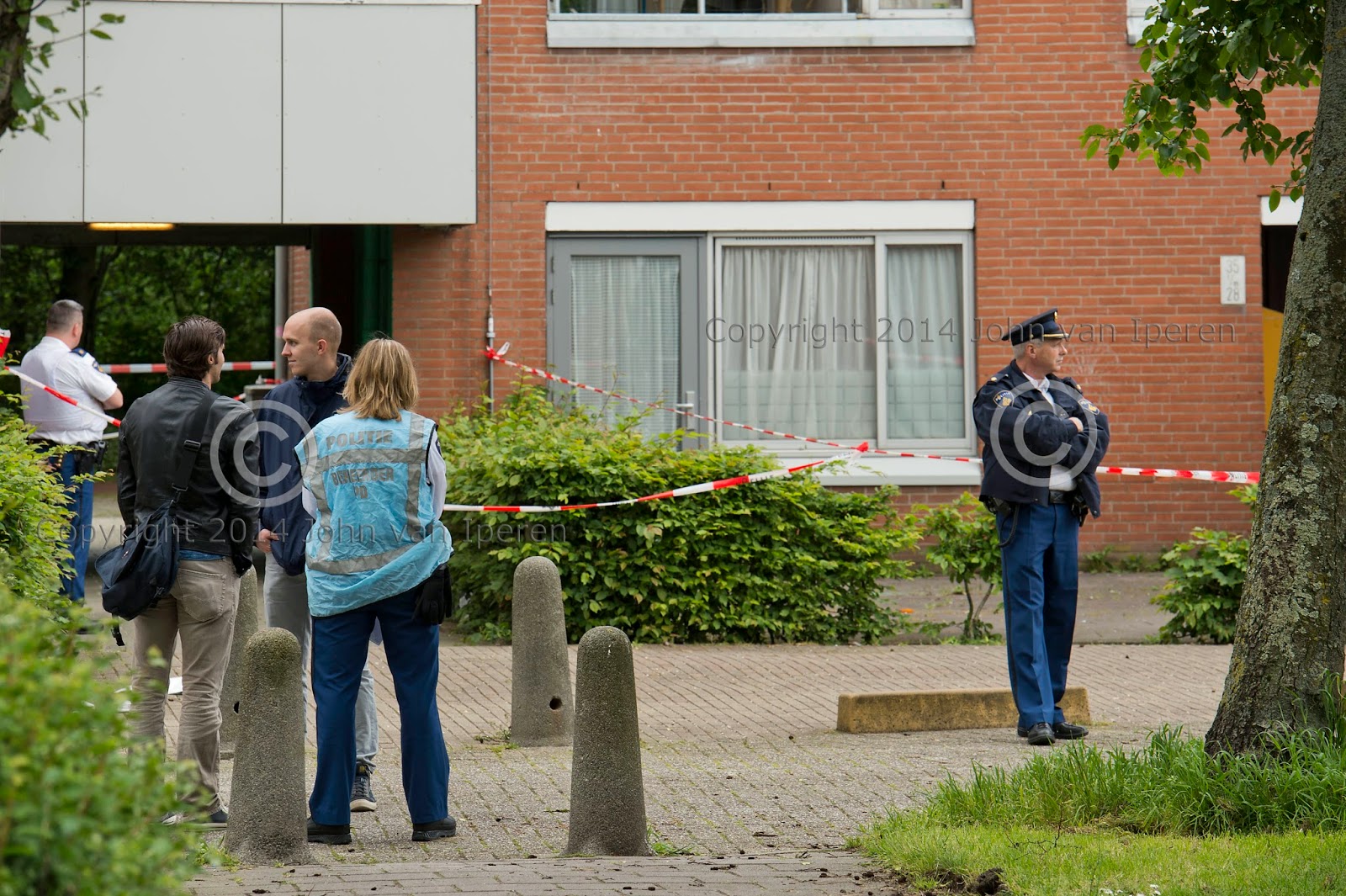 John van Iperen - Foto JOVIP: Schietpartij Nieuwersluishof en