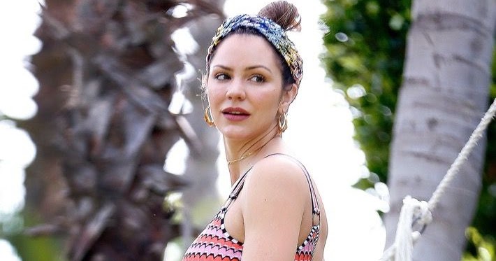 Katharine McPhee Swimsuit Vacation In Hawaii - Celebrity Penthouse