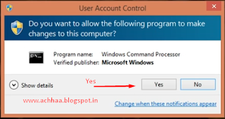 user Account Control window`