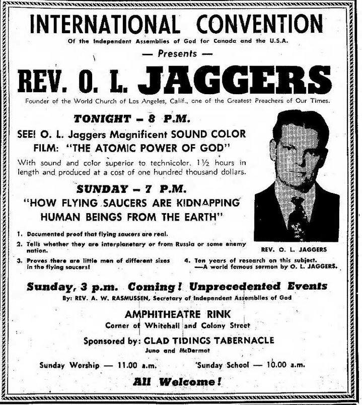 The Saucers That Time 1950s UFO Abductions with Dr. O.L. Jaggers