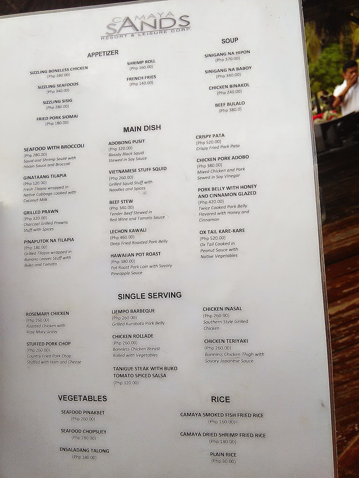 My Travel Datebook Camaya Coast Camaya Sands Resort and Leisure Day Tour