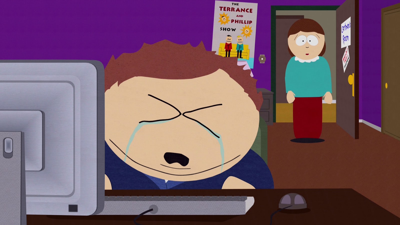 Cartman crying gif