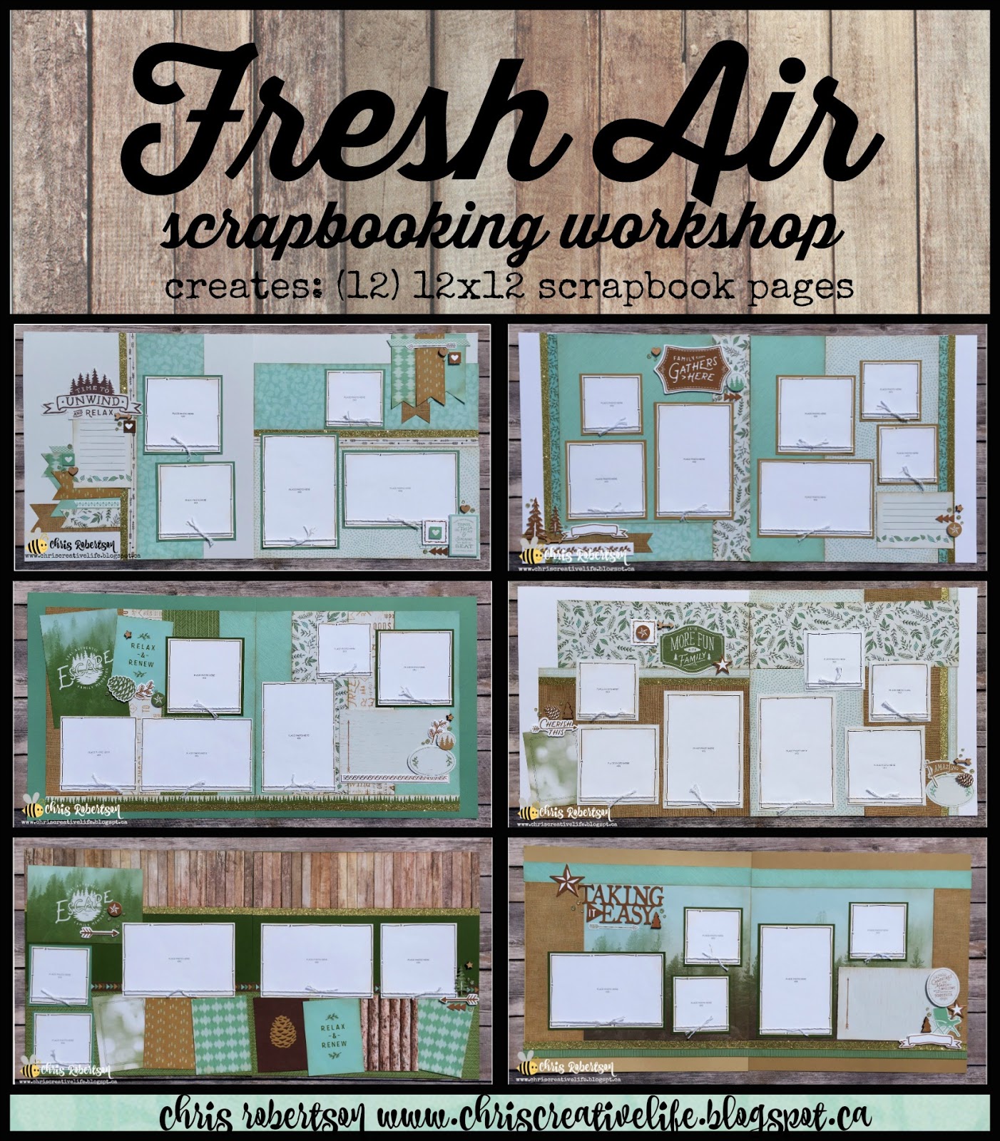 Chris' Creative Life Fresh Air Scrapbooking