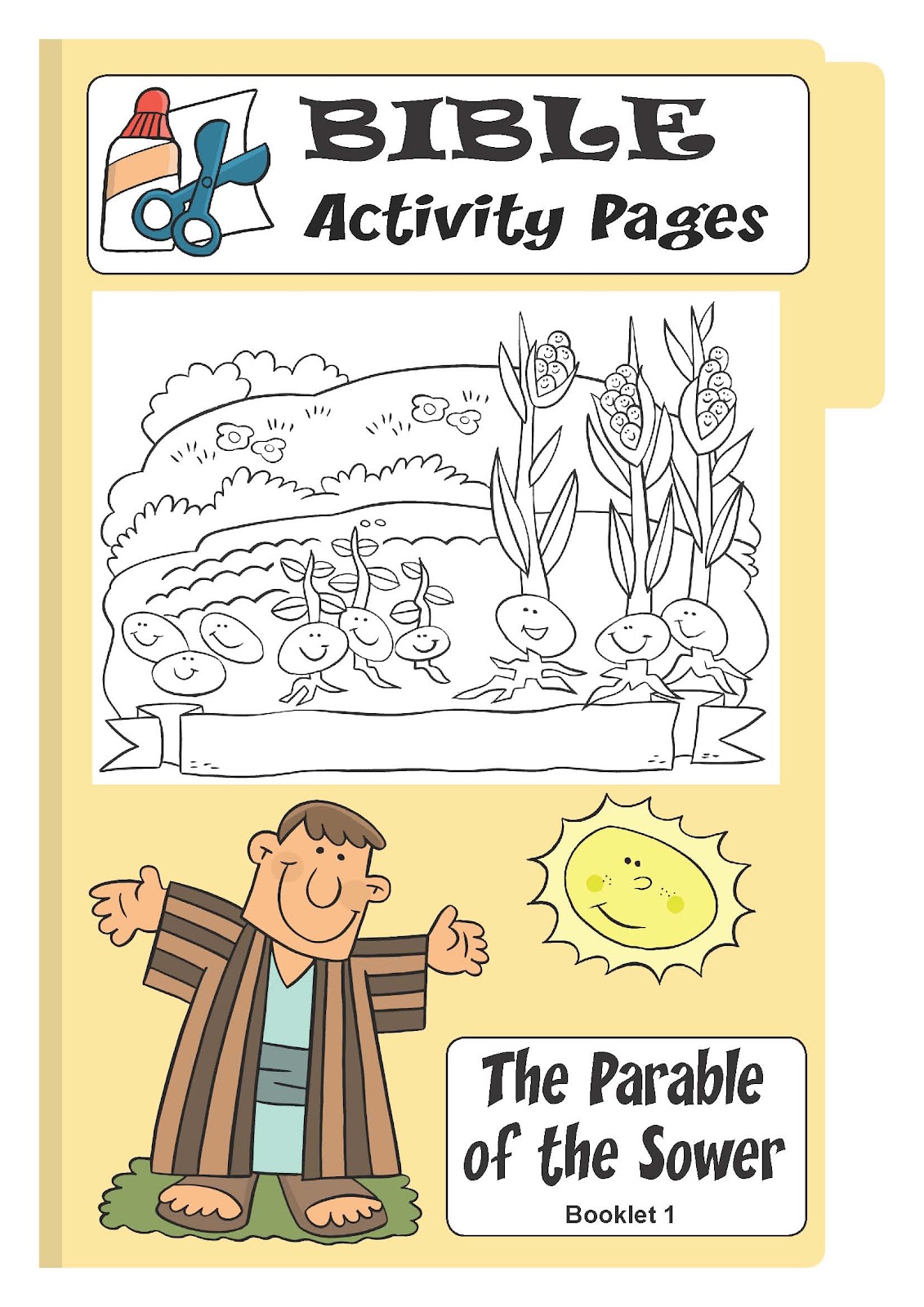 My Little House Bible Activity Pages The Parable Of The Sower My Little House Bible Activity Pages The Parable Of The Sower