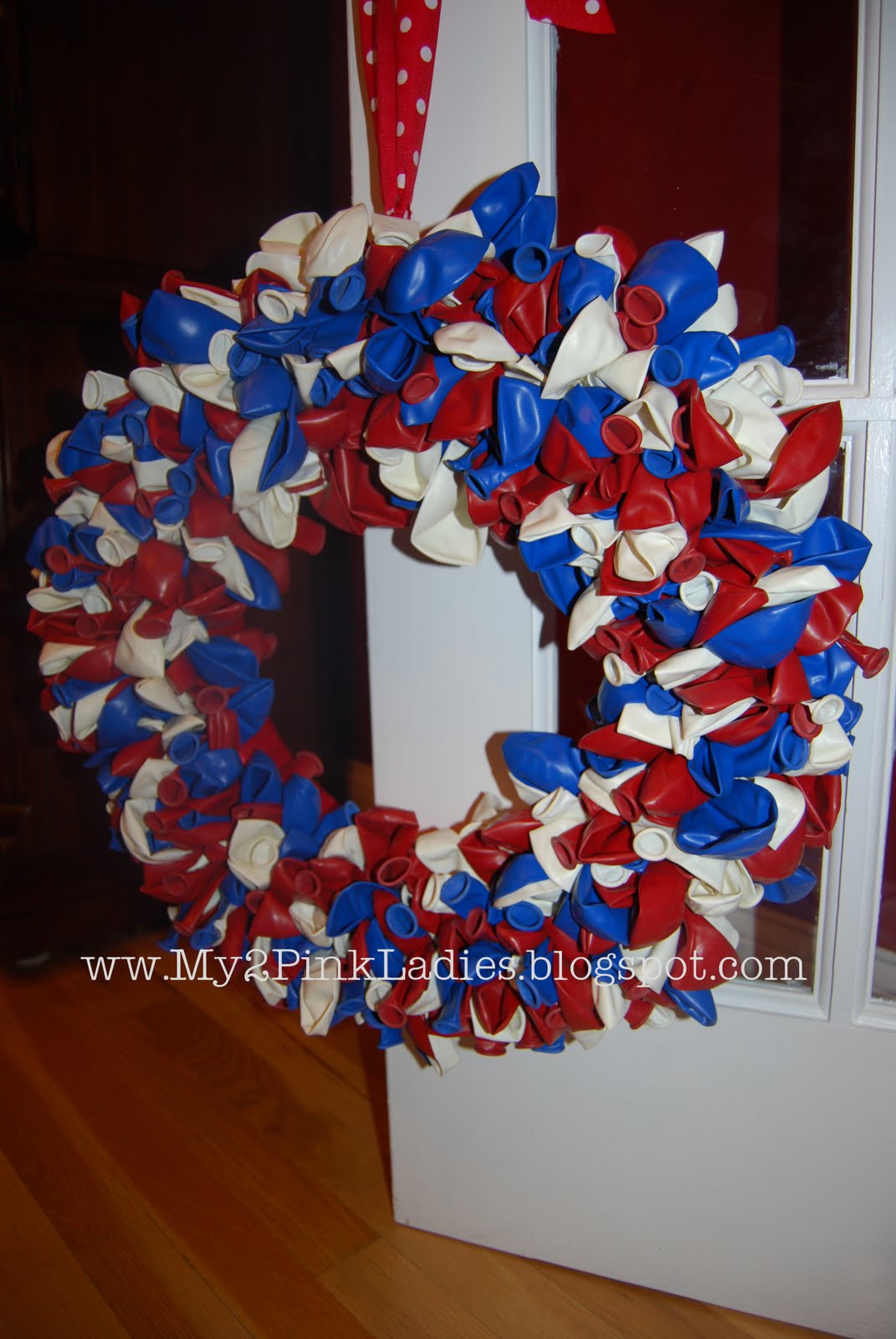 My 2 Pink Ladies {Tutorial} How to Make a Balloon Wreath