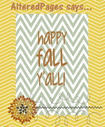 Saying Happy Fall to You All