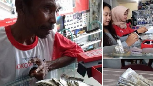 Anak Gak Mau Sekolah, Bapak Ini Nekat Beli HP Pakai Duit Pecahan 2000an Anak Gak Mau Sekolah, Bapak Ini Nekat Beli HP Pakai Duit Pecahan 2000an