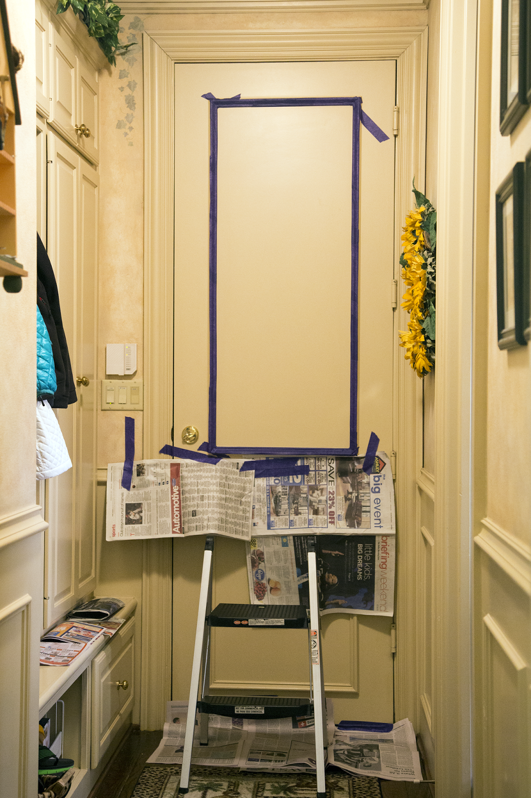 DIY with Cindy Latch Painting a Chalk Board Door April's DIY