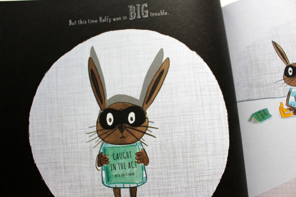 The Bookworm Baby: WANTED! RALFY RABBIT, BOOK BURGLAR