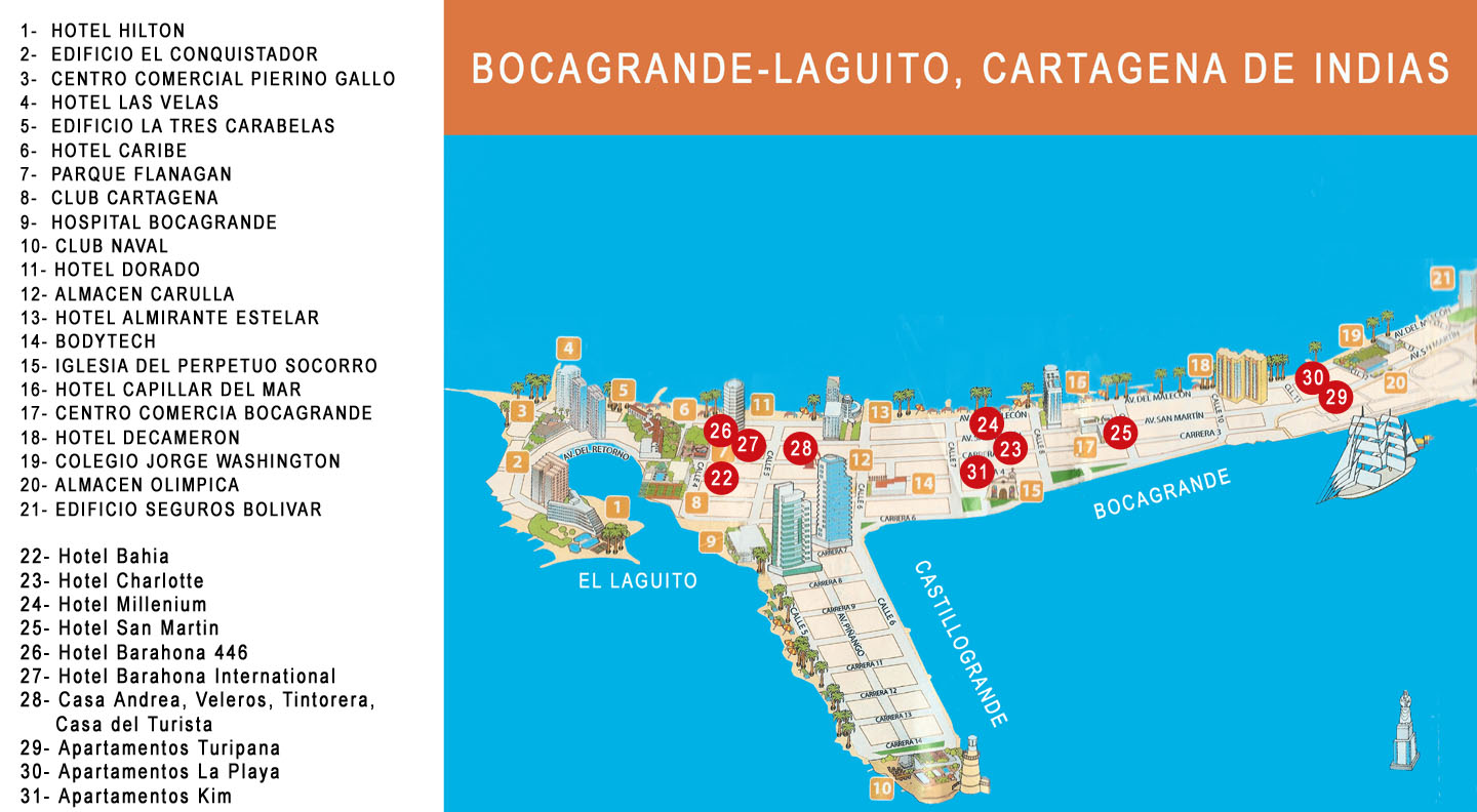 Life In Cartagena Colombia As An Expat Maps of Cartagena Colombia