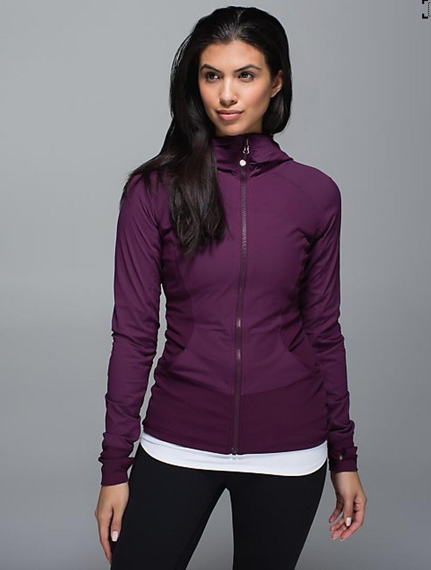 Black Cherry (or Plum) In Flux Jacket | The Sweat Edit