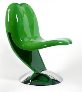 Diseño de sillón único color verde