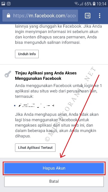 Cara Hapus Akun Facebook Di Instagram - Cara Gadogadoku