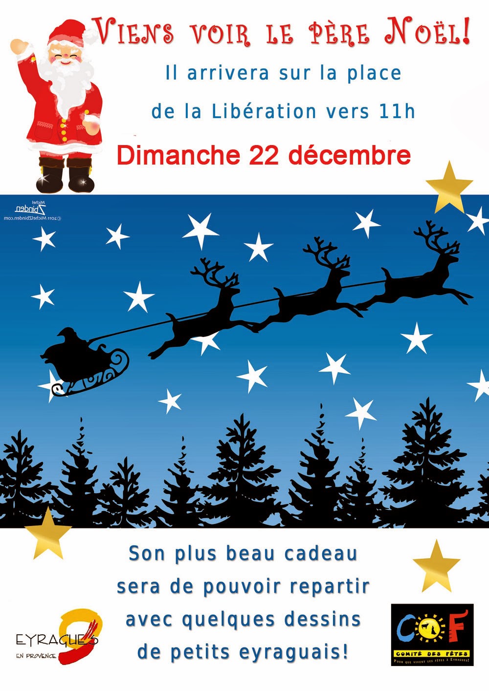 Archives blog d'Eyragues 2013: Passage du père Noël