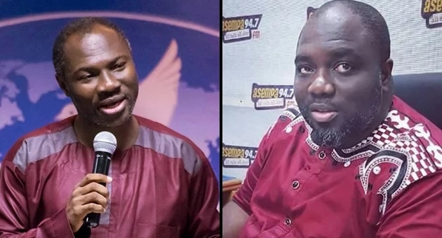 Prophet Emmanuel Badu Kobi (Left) and Asare Baffuor Acheampong aka KABA (Right)