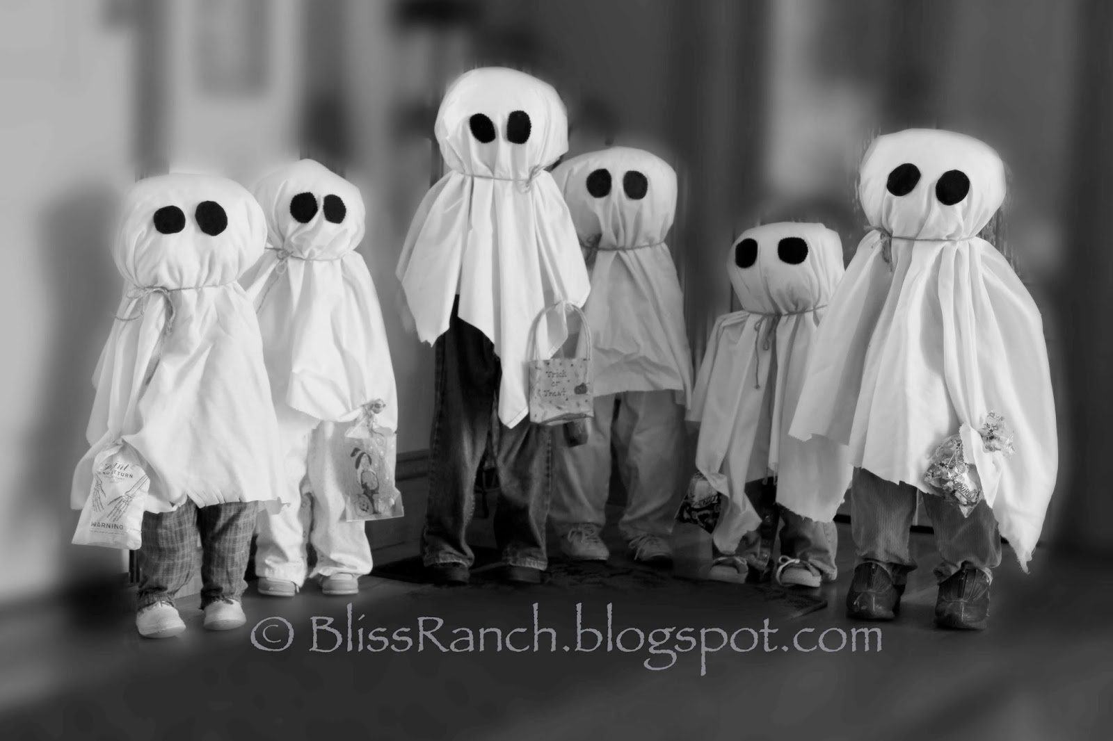 Bliss-Ranch.com How to Make Little Ghosts