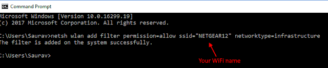 How to block other WiFi Network signals on your Windows PC How to block other WiFi Network signals on your Windows PC