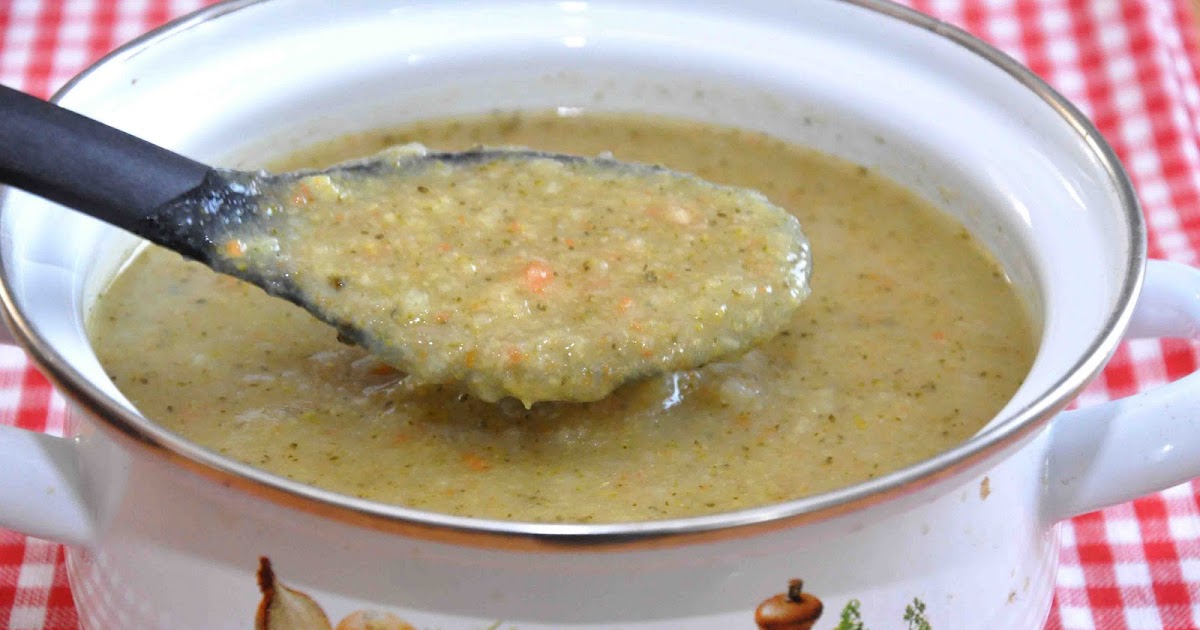 Bärenhunger: Brokkoli Kartoffel Suppe mit roten Linsen