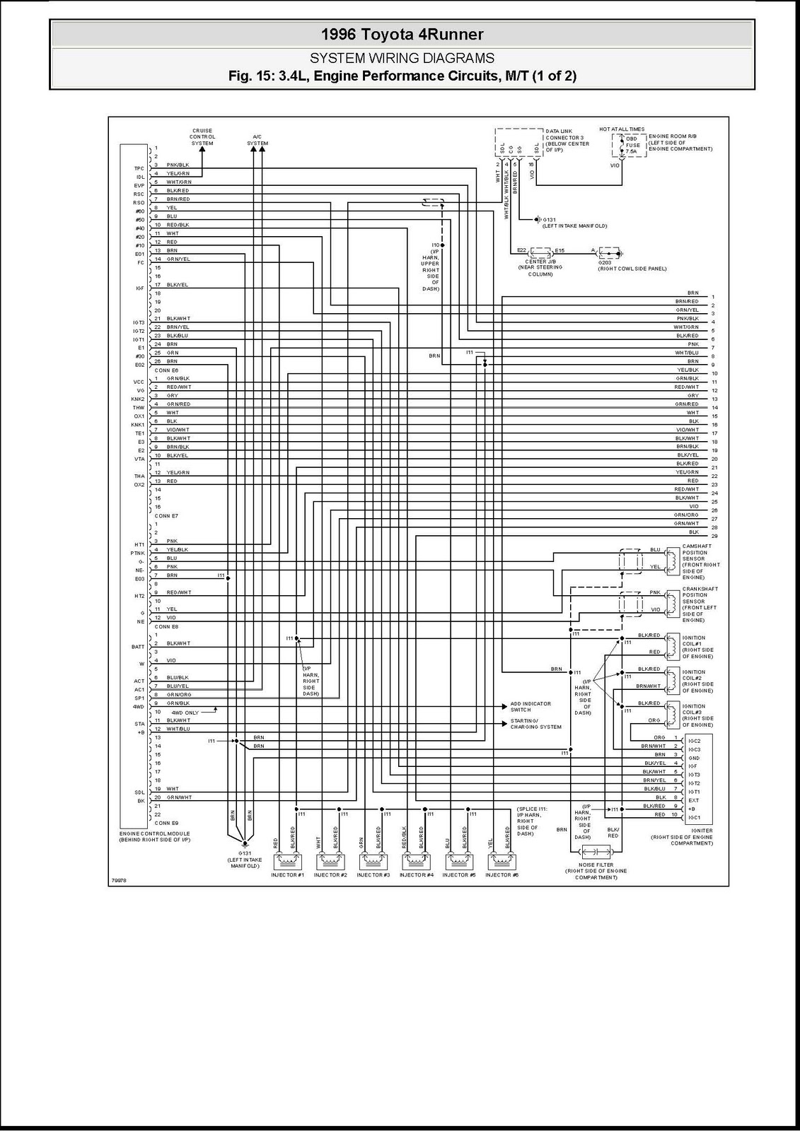 DDMP Automotriz: Diagrama Electrico Motor Toyota 5VZ-FE 1996 1987 ford f 150 wiring diagram ecu 