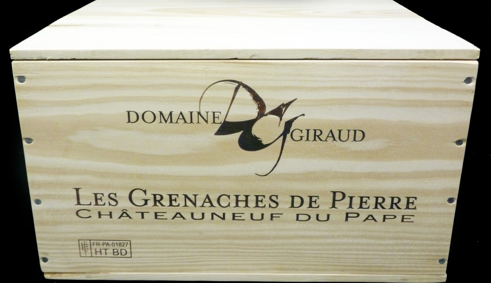Wooden Wine Boxes & Wine Crates Domaine Giraud (CDP)