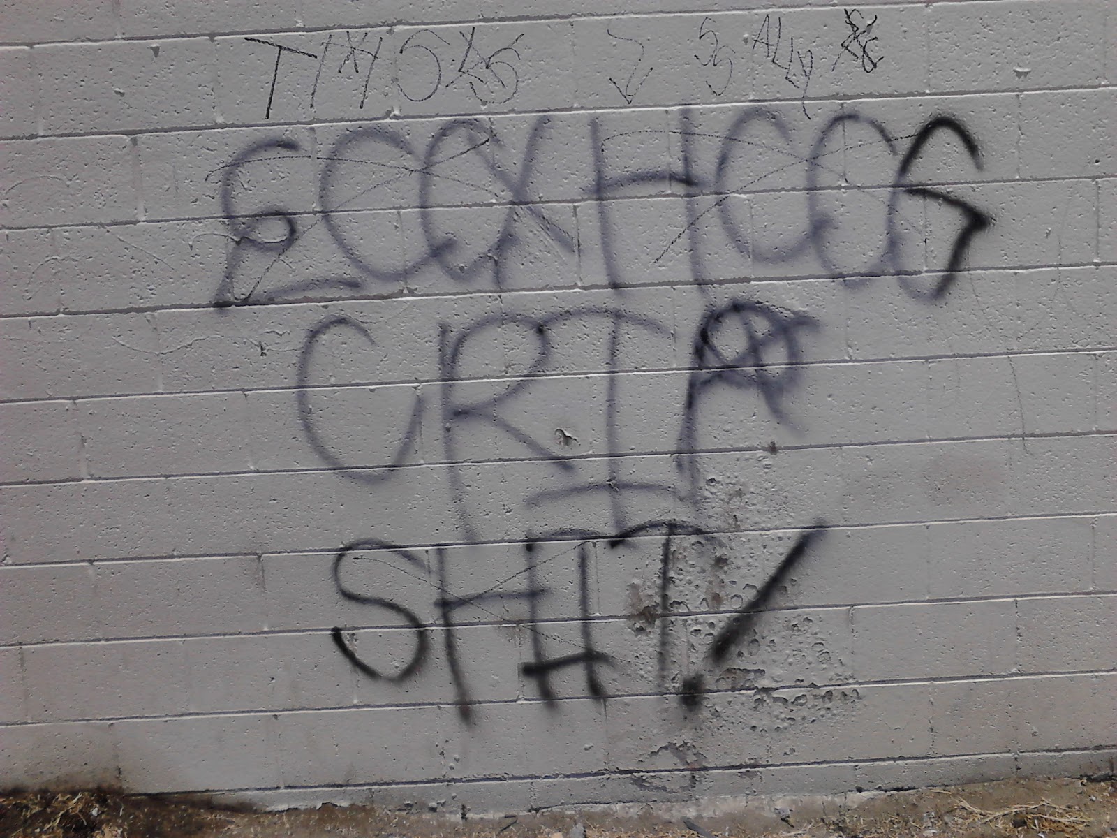 crip gangs graffiti East coast crip ( ECC )