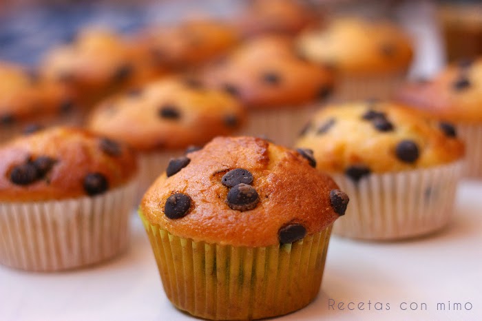 Muffins de vainilla y chocolate ~ Recetas con Mimo
