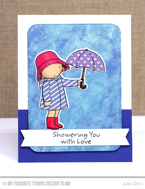 Handmade card from Julie Dinn featuring products from My Favorite Things #mftstamps