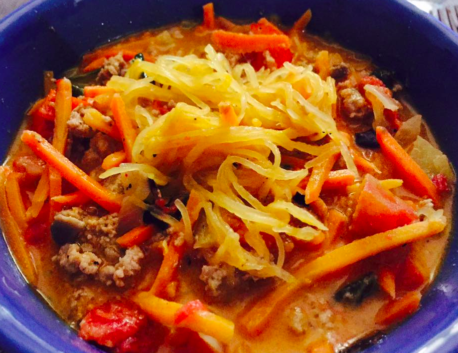 Sarah Camden Thai Turkey "Noodle" Bowl