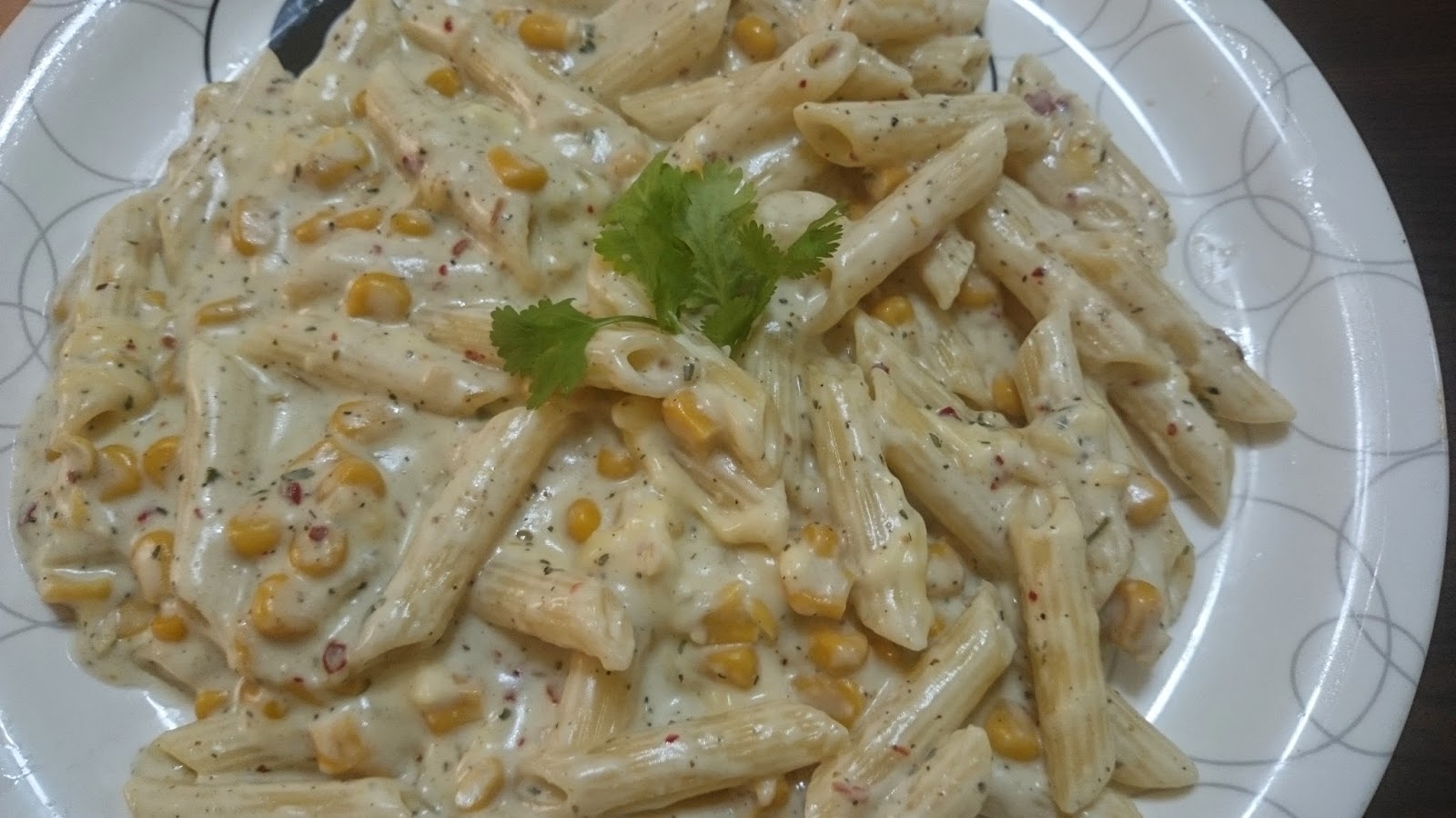 Cookingisfunn Penne Pasta in White Sauce