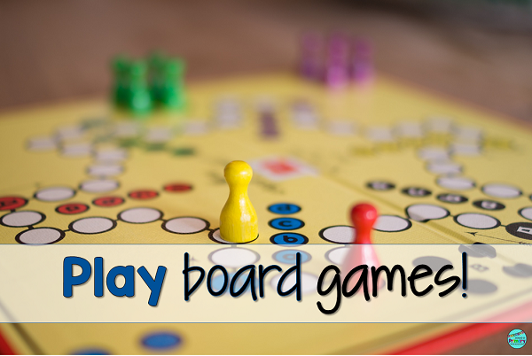 Break out the board games and play the old fashioned way!