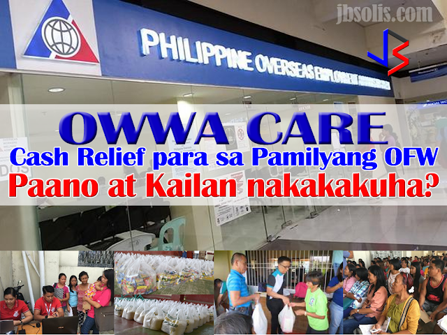 A recent Facebook post going viral is about an OFW family receiving free groceries from OWWA. In the post, the person was claiming that ALL OFWs or their family at home are qualified to receive such package from the OWWA offices in their respective municipalities or provinces. She even posted pictures of the items she received. OWWA has since noticed the post and had to issue an official statement as clarification. According to OWWA the package is part of the relief/assistance package that they provided for  OFW families that were victims of Super Typhoon Nina that struck last year. OWWA has a program specifically for these situations. It's called OWWA CARE or OWWA Cash Relief. The OWWA CARE Program is a one-time cash assistance to OFW-members and their dependents who have been directly affected by disasters, most commonly, super typhoons. It is just one of the many benefits of being an OWWA Member. The video below lists these benefits. So when and how is the OWWA Care provided?  In times of disaster, the OWWA Board will convene a meeting to draw, and if agreed upon, approve a Board Resolution providing relief to disaster struck areas. Only OFWs and their families coming from areas or towns declared as under "State of Calamity" by the RDRRMC are eligible for aid. In case of typhoons, towns under Tropical Cyclone Warning Signal No. 3 and above will be given relief packages. The Board will coordinate with the Regional Welfare Office in the designated areas to arrange the logistics. The Regional Welfare Office will determine the list of beneficiaries. Proof of membership may be required. Upon receipt of relief package, each beneficiary will sign an acknowledgement, proving that he/she has received the aid.