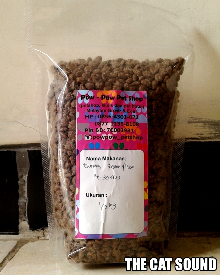 The Cat Sound Review Makanan Kucing Eureka Kitten Holistic Cat Salmon & Rice Dry Food