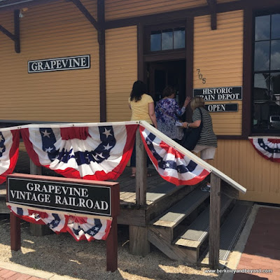 Grapevine Vintage Railroad ticket office in Grapevine, Texas