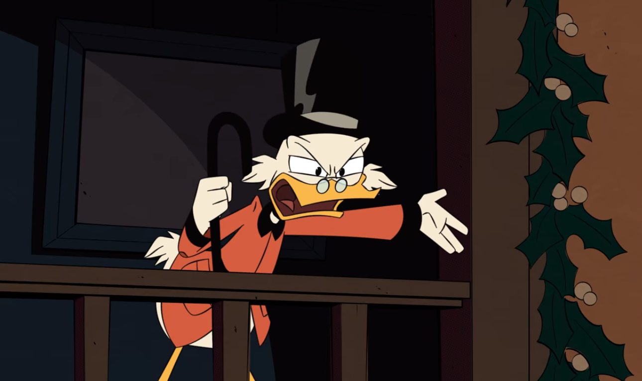 VIDEO: Bah Humbug! Scrooge Lives Up To His Name In Tomorrow's DuckTales  Christmas Special