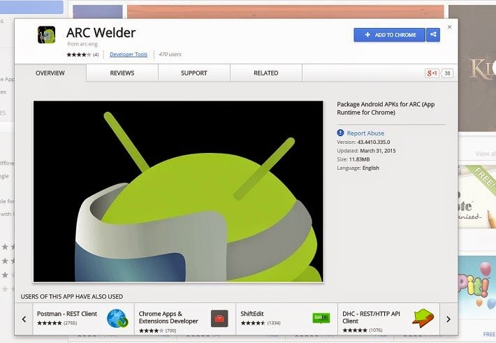 Notícia - Apps Android no seu Google Chrome 