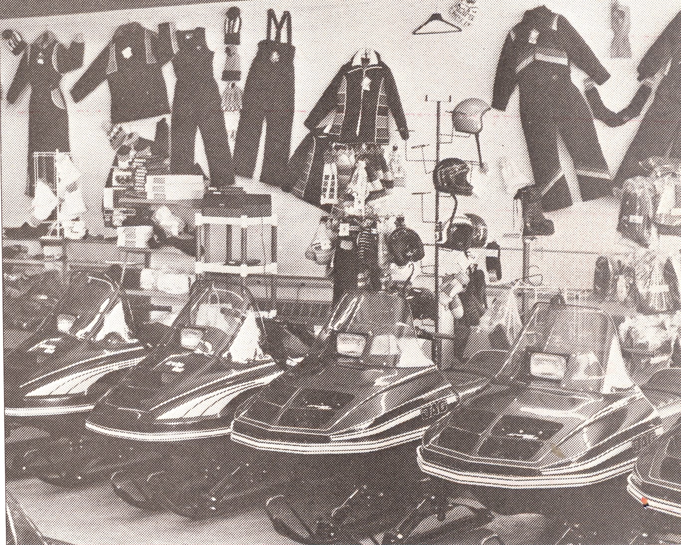 CLASSIC SNOWMOBILES OF THE PAST SNOWMOBILE DEALER SHOWROOM NOVEMBER 1984
