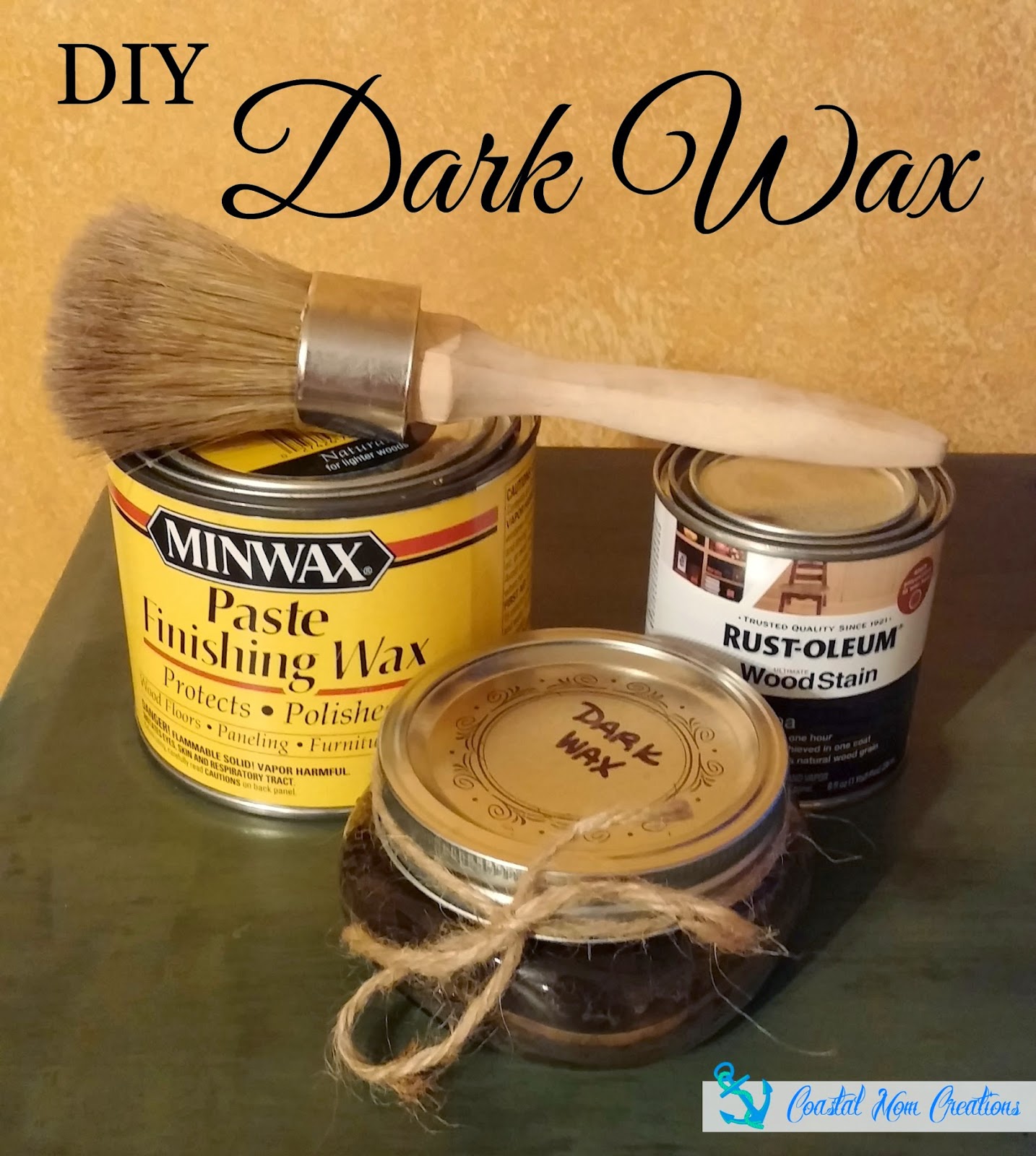 Coastal Mom Creations DIY Dark Wax