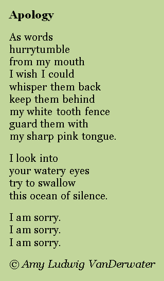 My sorry poem to wife 10 Charming