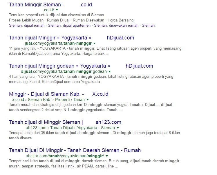 Semakin Banyak Tanah Di Minggir Diperjualbelikan Ora Minggir Ora