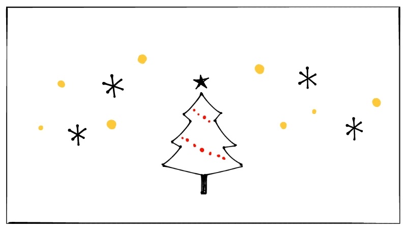 簡単なクリスマスツリーのイラストの描き方 遠北ほのかのイラストサイト